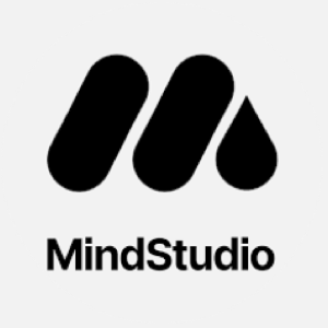 Mindstudio Logo SQ WH